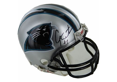 Cam Newton Autographed Carolina Panthers Mini Helmet (Sports Images Auth)